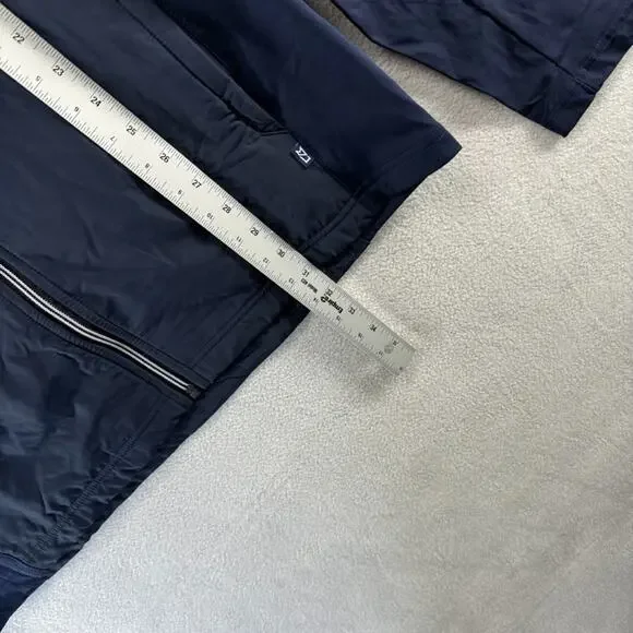 Ole Miss Jacket Men's Large Tall Blue Full Zip Performance Tech Rebels NEW - Picture 3 of 8